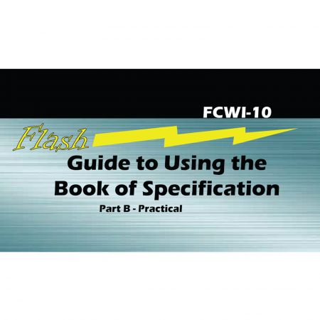 Guide to Using the Book of Specifications flashcards for CWI Exam